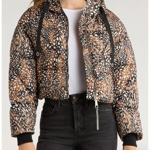 Cropped Puffer Jacket Coat NWT